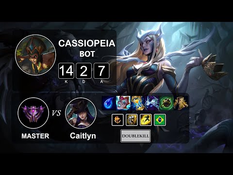 Bot Cassiopeia vs Caitlyn - LOL BR Master Season 11 Patch 11.20