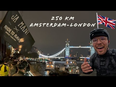 250km mit Rad von Amsterdam nach London | Ride to Rave | skatepunk2425