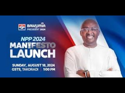 NPP manifesto launch: Our record 'scares' NDC, reason Mahama is avoiding a debate — Bawumia