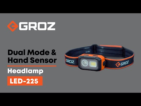 Groz Dual Mode & Hand Sensor Headlamp (LED-225)