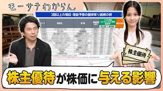 株主優待の新設で銘柄の守備力が増す？【モーサテわからん】