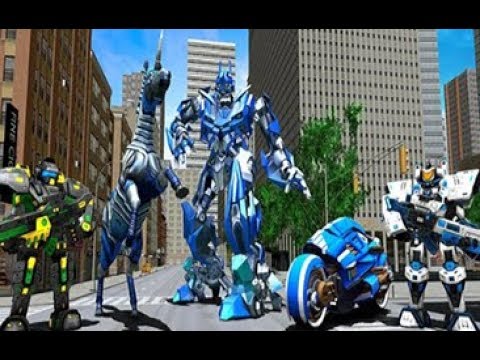 US Police Robot Horse Game - Transforming Robots - Android GamePlay 2018