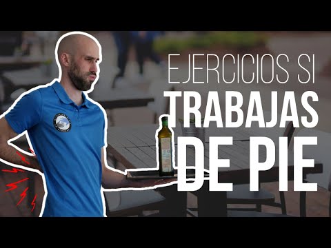 Rutina de ejercicios si trabajas de pie