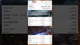 #日本株 #株初心者 #株式投資 #投資の勉強 #資産運用 #お金の勉強 #資産形成 #配当金活 #長期投資