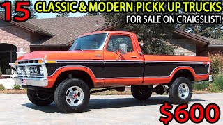 15 Must-See Pickup Trucks on Craigslist – Classic & Modern Gems!