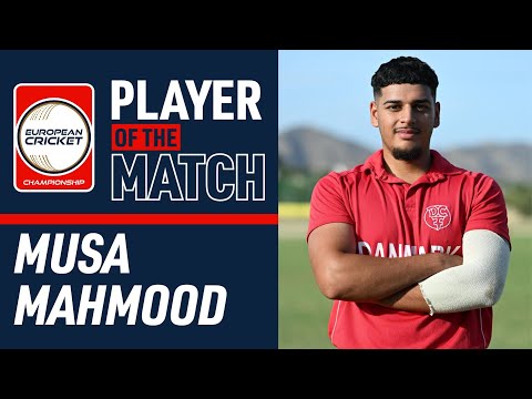 POTM M.Mahmood: Group B, Eliminator - DEN vs AUT | ECC 2024 | 8 Oct 2024 | ECC24.072