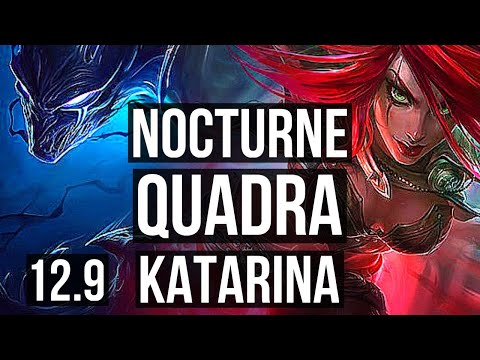 NOCTURNE vs KATARINA (MID) | 13/1/2, Quadra, 2.7M mastery, Legendary, 500+ games | KR Diamond | 12.9