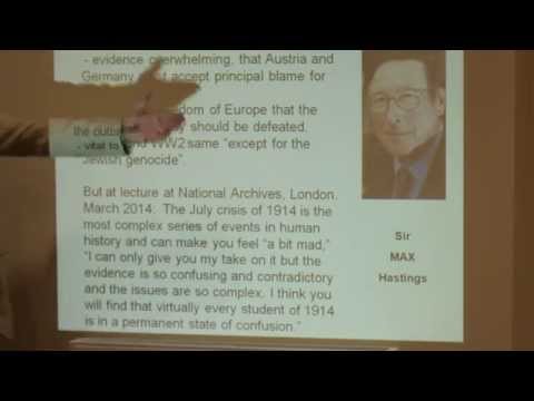 Terry Boardman - Britain's Responsibility in 1914 for World War One - INTRO & BOOKS