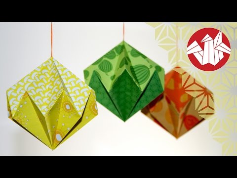 Origami Tutorial - Paper Diamond [Senbazuru]