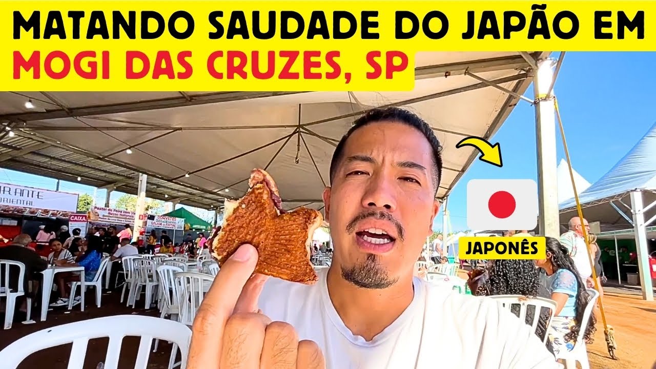 Um japonês matando a saudade do Japão em Mogi das Cruzes, SP