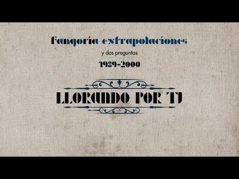 Video thumbnail for Llorando Por Ti