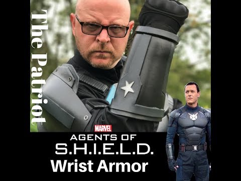 Agents of shield - The Patriot,  Cosplay Wrist armor