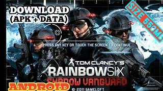 Cara Mendownload Game RAINBOW SIX SHADOW HD Android Free
