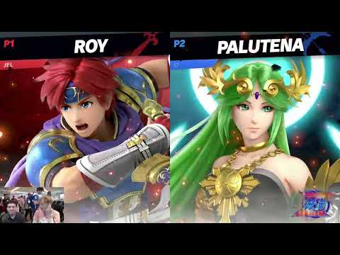 WaveDash 2023 Winners Semi-Finals - Chase (Palutena) Vs. Lummox (Roy) - SSBU Tournament