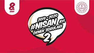 MEB 2020 NİSAN AYI LGS SAYISAL BÖLÜM MATEMATİK İKİNCİ ÖRNEK SORULAR ÇÖZÜMÜ