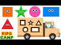 Best Learning Videos For Toddlers Learn Shapes For Children With Fun Play Wooden Toy Truck