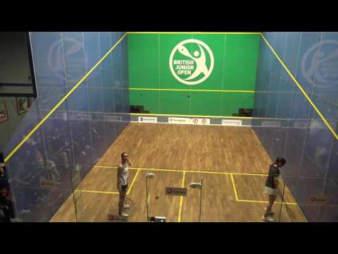 SQUASH BJSO 2017 GU19 FINAL HANIA EL HAMMAMY VS ZENIA MICKAWY 1 SET