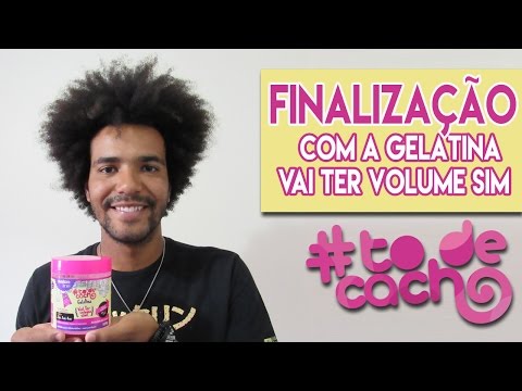 FINALIZANDO COM A GELATINA #TODECACHO VAI TER VOLUME SIM