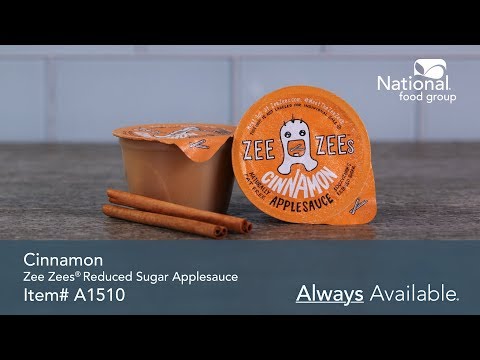 Download Cinnamon Applesauce 4 5 Oz National Food Group PSD Mockup Templates