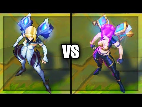IG Kai'Sa vs K/DA Kai'Sa Epic Skins Comparison (League of Legends)