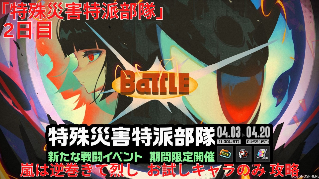 【ゼンレスゾーンゼロ 2.7】特殊災害特派部隊 2日目 嵐は逆巻きて烈し お試しキャラのみ 攻略【Zenless Zone Zero】