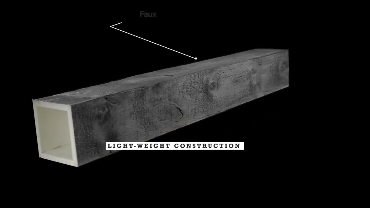 Foamcore's Faux Wood Beams