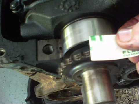 How to check your bearing clearance with Plastiguage.