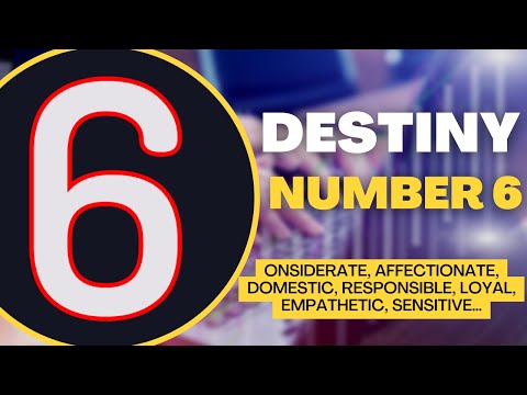 Destiny Number 6 | destiny number 6 meaning | destiny num 6 secrete 2022