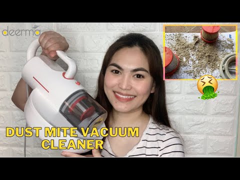 Dulkių siurblys Dulkių ir erkių siurblys su UV spinduliu Deerma CM1300 video