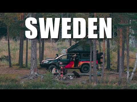 Cosy camping trip in Sweden with our Toyota Hilux