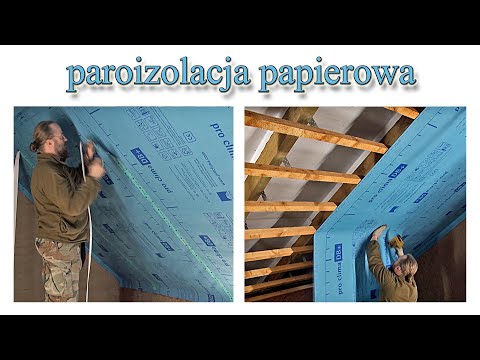 Paroizolacja papierowa pro clima DB+ - Strawbale Vlog 119
