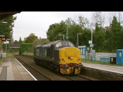 Hawarden 29.9.2014 - DRS 37688 Kingmoor TMD - Class 37  - RARE - Deeside Chester