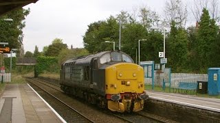 preview picture of video 'Hawarden 29.9.2014 - DRS 37688 Kingmoor TMD - Class 37  - RARE - Deeside Chester'