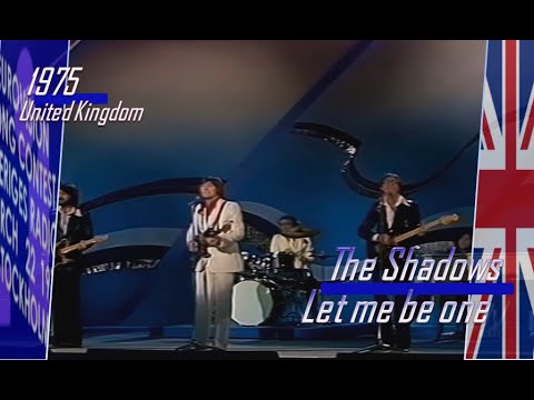 eurovision 1975 United Kingdom 🇬🇧 The Shadows - Let me be one ᴴᴰ