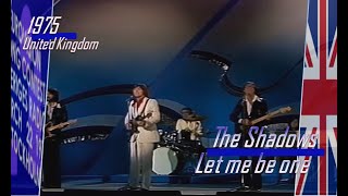 eurovision 1975 United Kingdom 🇬🇧 The Shadows - Let me be one ᴴᴰ