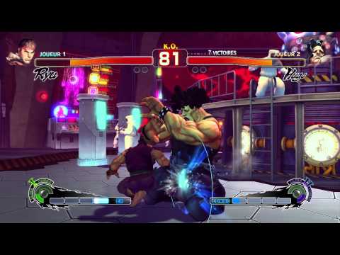 USF4 Aniya (Ryu) vs Kitope (Hugo) - Elly Session Pools