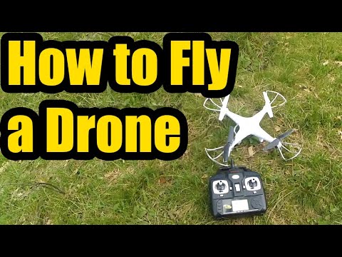 How to Fly a Drone (Basic Tutorial, Quadcopter)