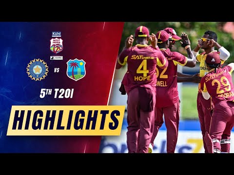 India vs West Indies | 5th T20I Highlights | Streaming Live on FanCode