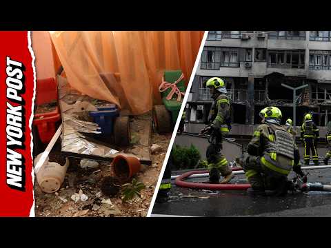 Kindergarten hit as Russia bombards Kyiv in deadly overnight assault