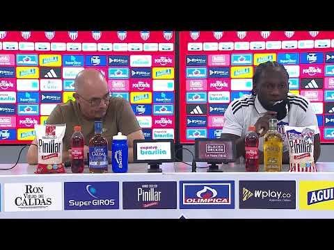 Rueda de prensa de Junior tras su partido con Santa Fe