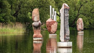 preview picture of video 'Akmens skulpūrų parkas Vilnoja (2012)'