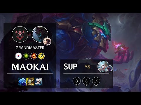 Maokai Support vs Janna - KR Grandmaster Patch 11.10