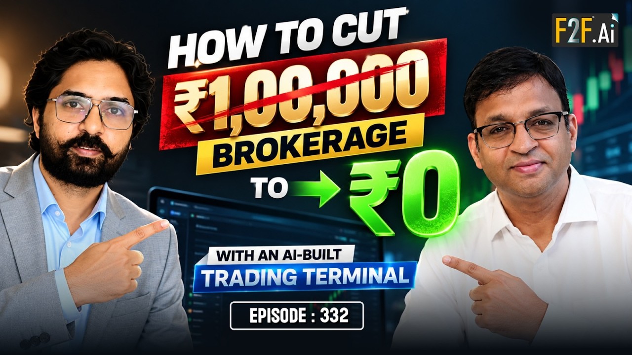 How to Cut ₹1,00,000 Brokerage to ₹0 With an AI-Built Trading Terminal | #Face2Face with Mr. Vivek