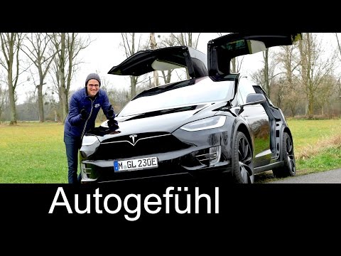 Tesla Model X FULL REVIEW test driven Crossover SUV p90D - Autogefuehl