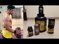 MY CURRENT SUPPLEMENT STACK | push workout in college gym | full tutorial