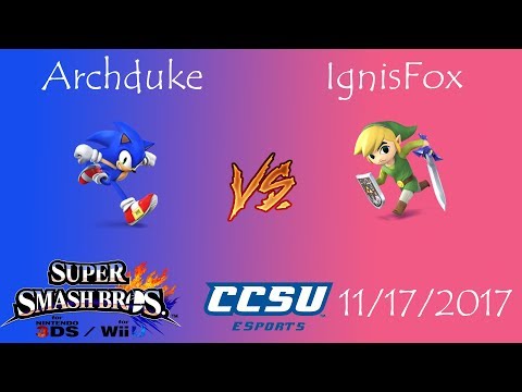 Winter WonderLANd Smash 4 - Archduke (Sonic) vs IgnisFox (Toon Link)