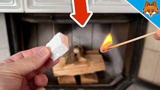 You have lit your Fireplace WRONG your WHOLE LIFE💥(Without Knowing)🤯