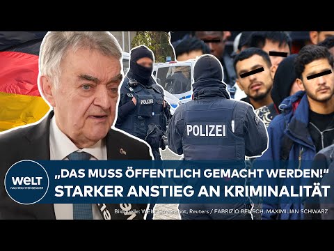 DEUTSCHLAND: Starker Anstieg an Kriminalität - NRW Innenminister Reul zu migrantischen Tätern!