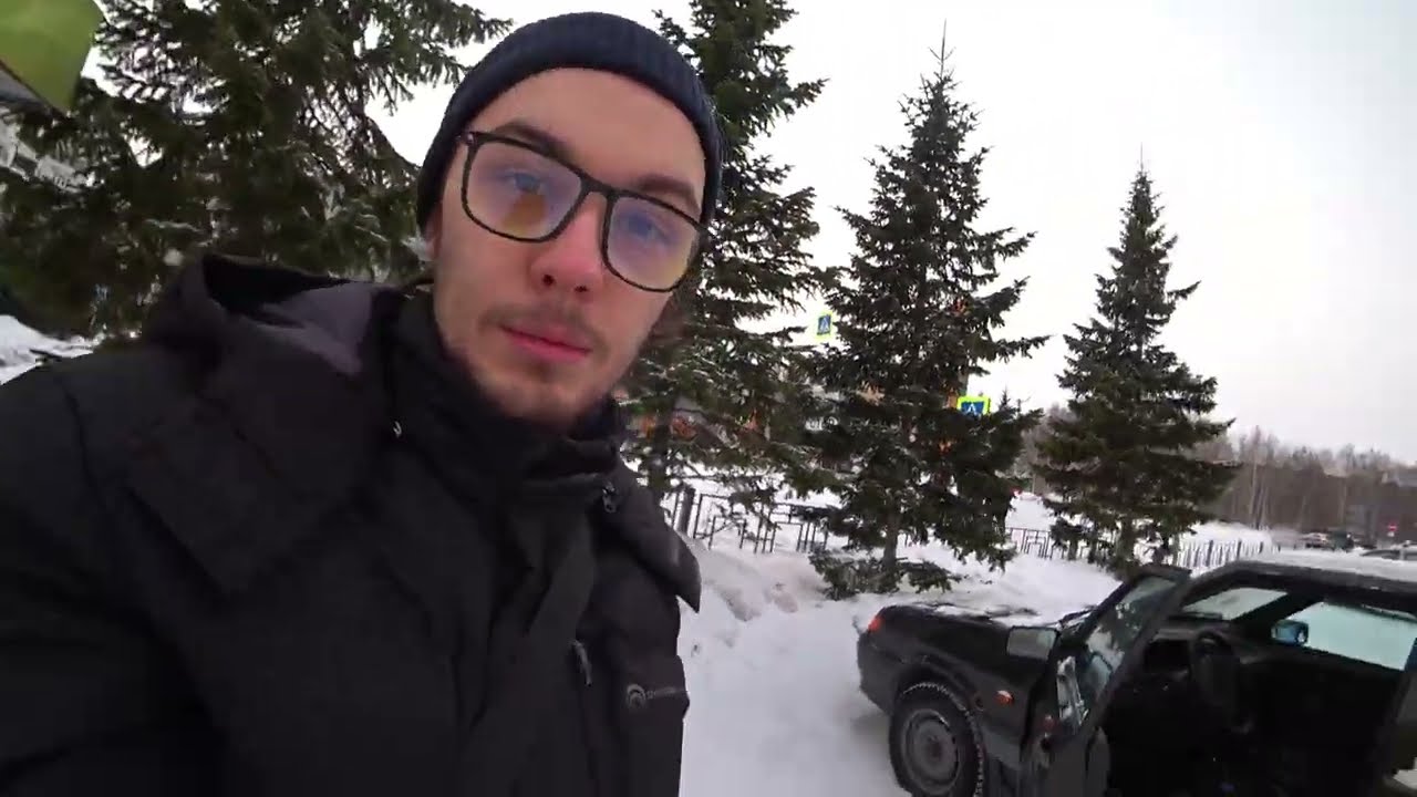 ЕДУ НА ВАЗ 2114 - ПОДОГРЕВ СИДЕНИЙ РАБОТАЕТ!