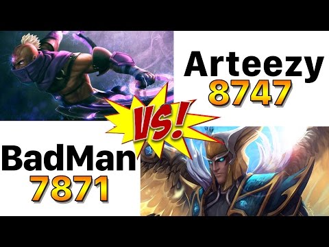 Dota 2 Arteezy Anti-mage vs BADMAN Skywrath - INTENSE GAME 7K Average Game